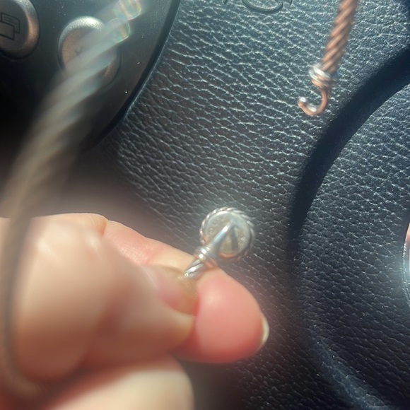 David Yurman Petite Chatelaine Turquoise & Sterling Silver Bracelet - Picture 8 of 9